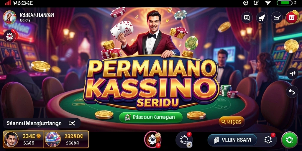 Screenshot dari permainan Kasino seru di 234E.