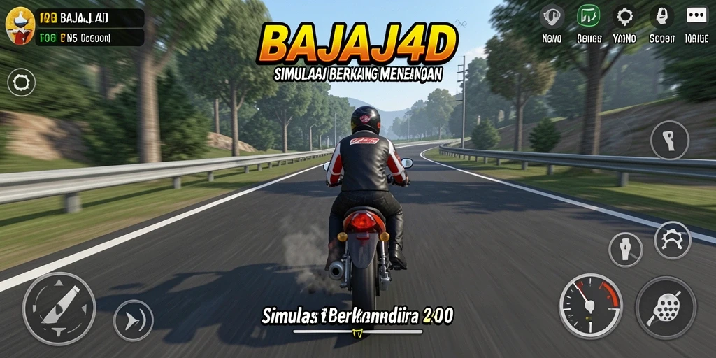 Gameplay <strong>BAJAJ4D</strong> yang menarik dengan berbagai misi berkendara.