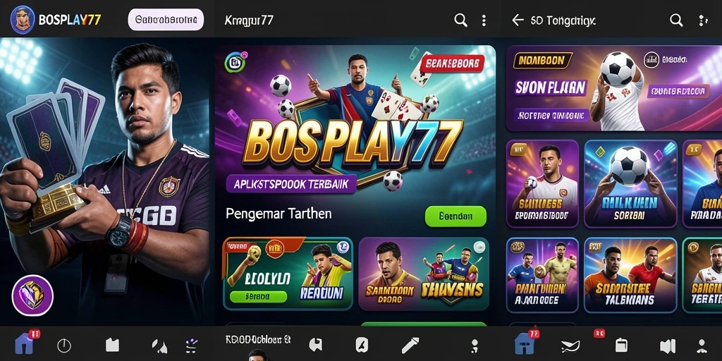 Tampilan menarik dari gameplay <strong>BOSPLAY77</strong> saat bertaruh di berbagai olahraga.