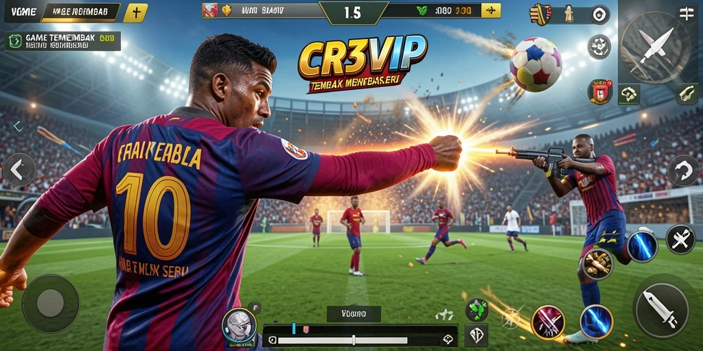 Tampilan menarik dari gameplay seru di CR7VIP.
