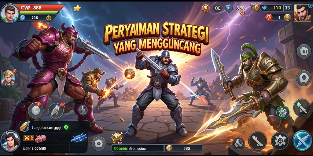 Tampilan utama gameplay CW8888 yang menarik dengan strategi mendalam.