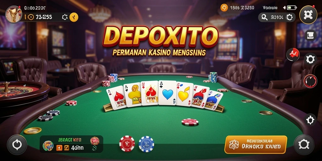 Tampilan gameplay Kasino yang seru di DEPOXITO
