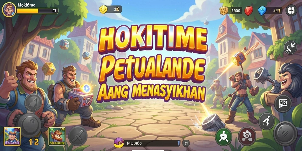 Tangkapan layar utama dari gameplay HOKITIME yang seru.