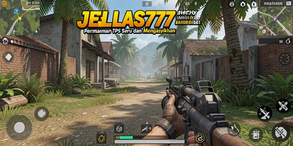 Gameplay seru JELAS777 dengan aksi seru di medan perang.