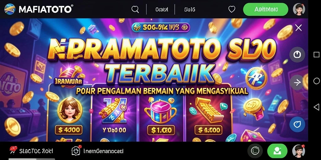 Screenshot gameplay MAFIATOTO menampilkan putaran slot yang seru dan grafis memukau.