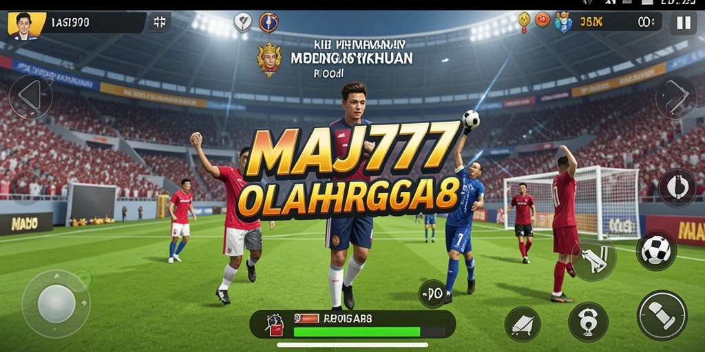 Screenshot gameplay MAJ777 menampilkan aksi olahraga yang mendebarkan.