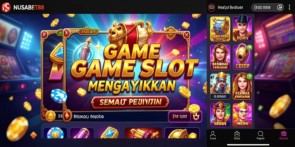 Gameplay menarik dari NUSABET88 dengan berbagai tema Slot.