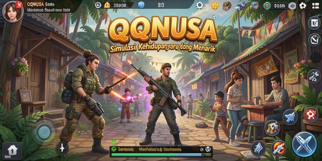 Tampilan gameplay <strong>QQNUSA</strong> yang menakjubkan dan interaktif.