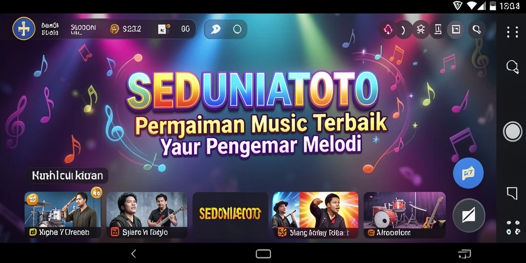 Tampilan gameplay SEDUNIATOTO yang menarik dan penuh warna.