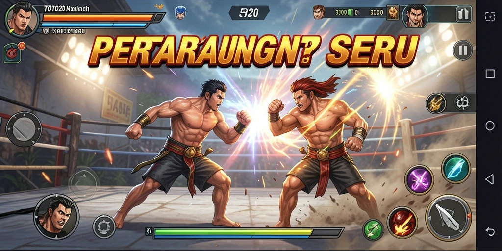 Tampilan gameplay TOTO20 yang penuh aksi dan seru.