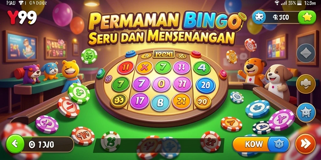 Screenshot gameplay Y89 menampilkan aksi Bingo yang mengasyikkan.